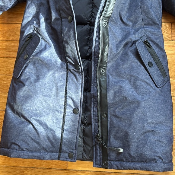 Canada Goose Navy Parka with Fur Hood - Picture 11 of 11
